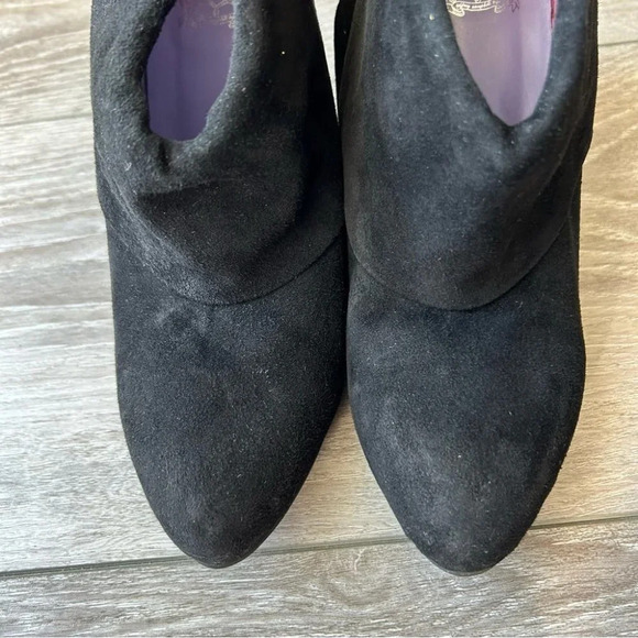 JC Jeffrey Campbell  Black Suede Heeled Ankle Boots - Picture 4 of 14